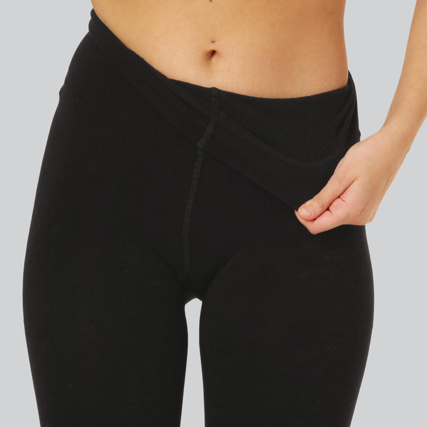 Clara | Black Insulated Tights