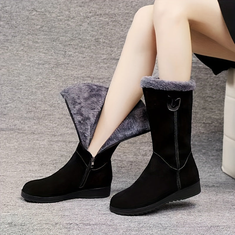 Black Knee-High Boots - Molly I Style