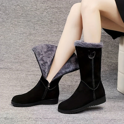 Black Knee-High Boots - Molly I Style