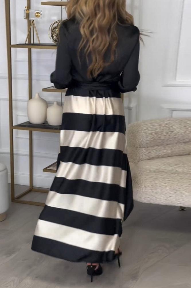 Ava™ | Long Striped Dress