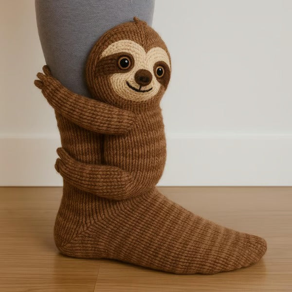 Hugo | Snuggly Sloth Hug Socks