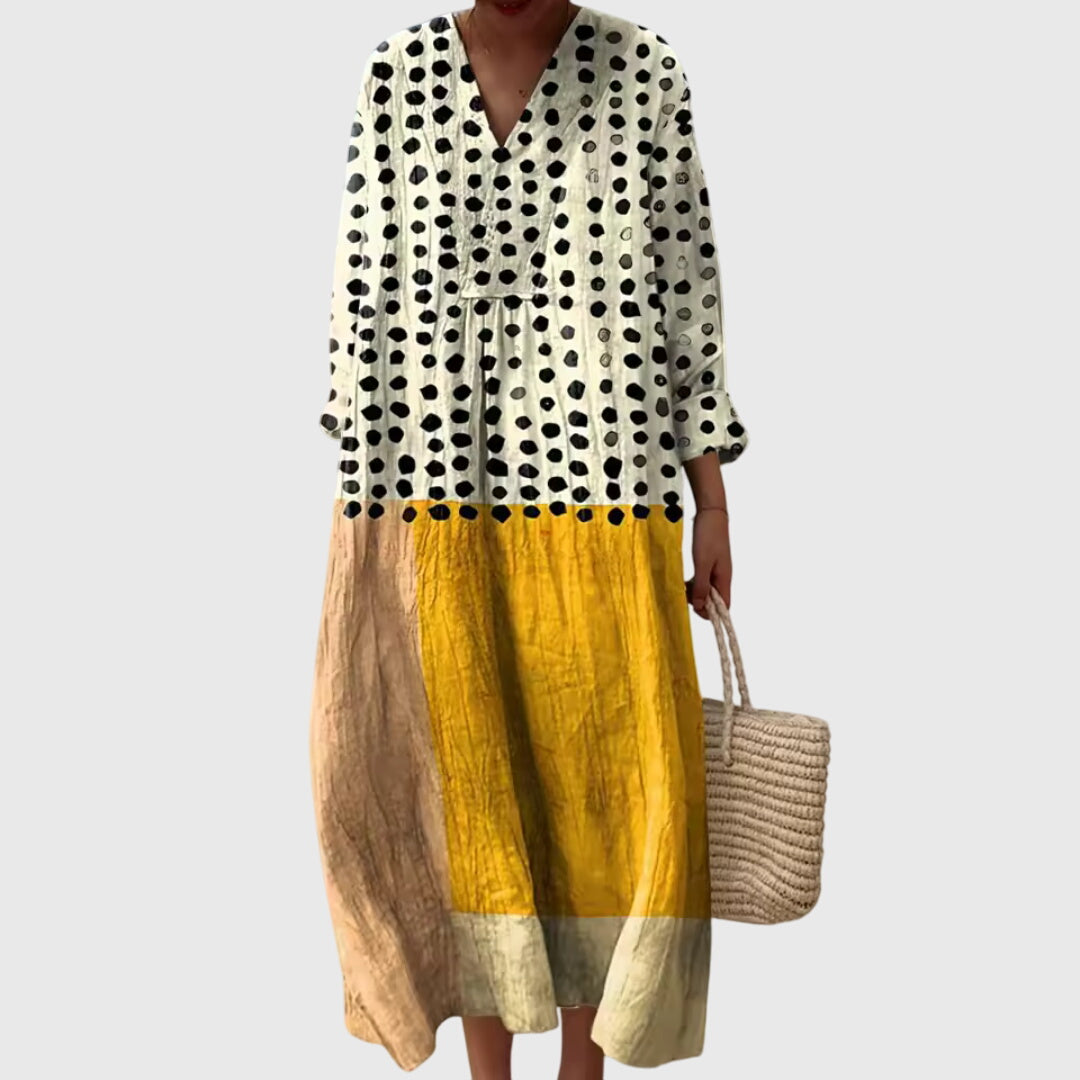 Stephanie™ | Stylish Geometric Print Dress