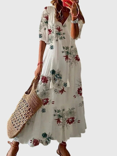 Amalia™ | Bohemian Vintage Summer Dress
