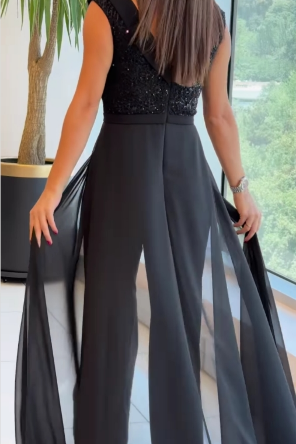 Louna | Elegant Black Jumpsuit