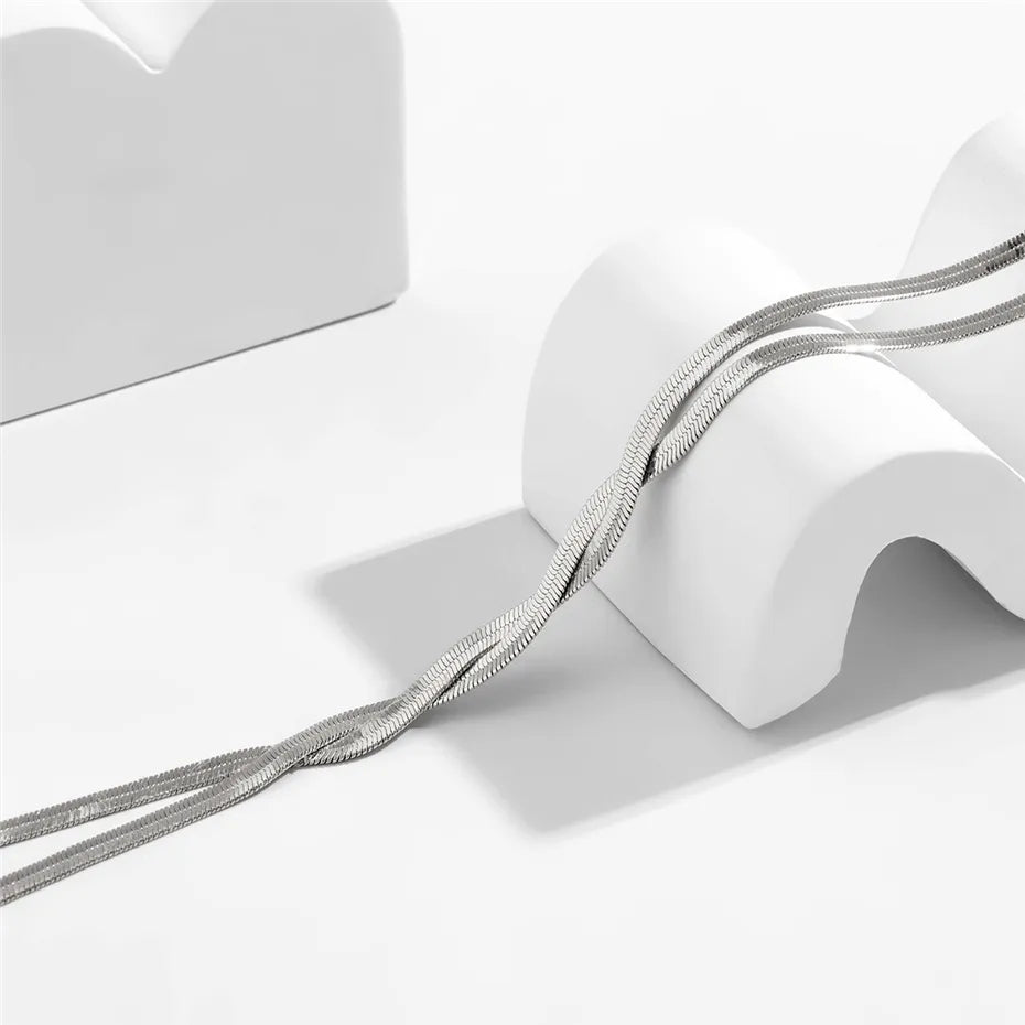 Chic Adjustable Snake-Design Long Necklace