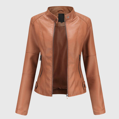 Giorgina™ - Stylish Women's Leather Jacket
