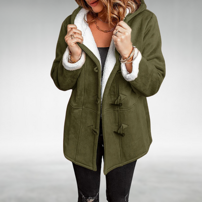 Amara | Cozy Fleece-Lined Toggle Coat