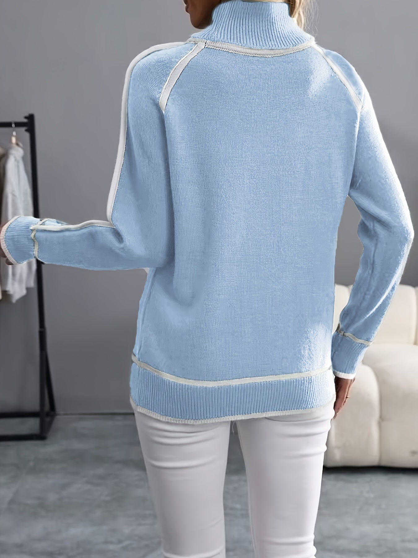 Janice | Cozy High Neck Sweater