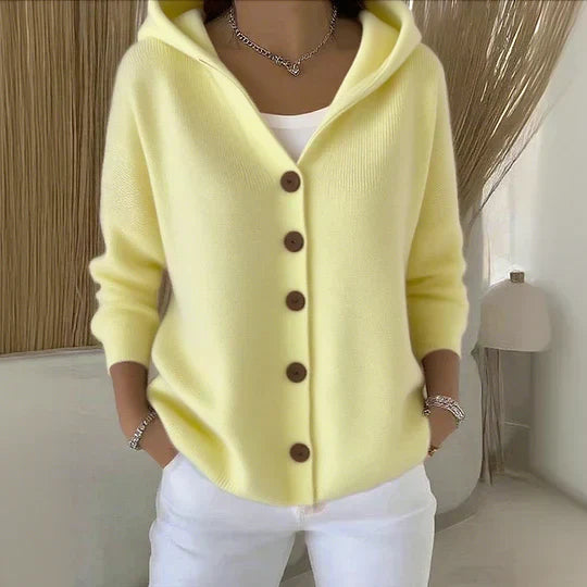 Janet | Chic Hooded Cardigan