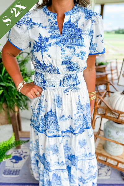Alice | Retro Floral Garden Dress