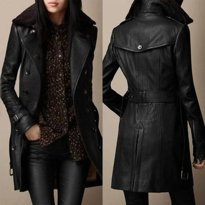 Lena – Timeless Leather Jacket