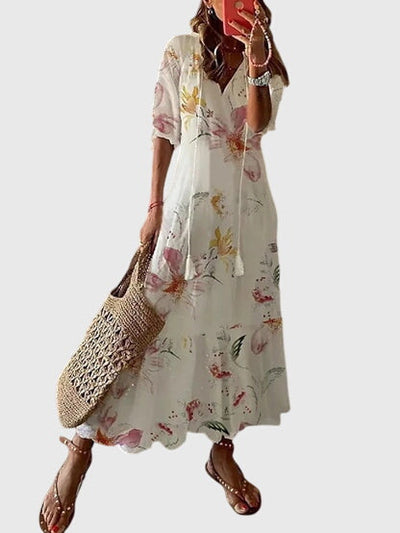 Amalia™ | Bohemian Vintage Summer Dress