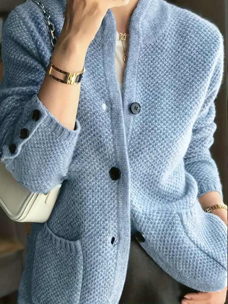 CLAIRE CASHMERE-BLEND CARDIGAN