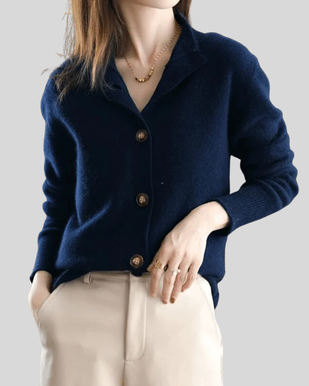 Élise – Vintage-Inspired Cashmere Cardigan