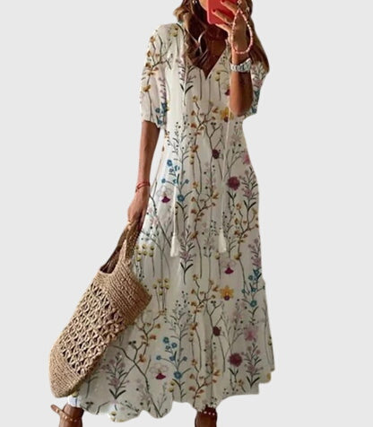 Amalia™ | Bohemian Vintage Summer Dress