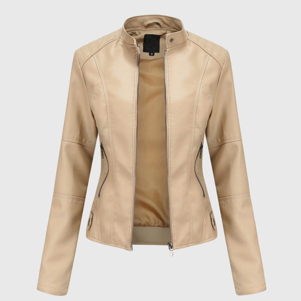 Giorgina™ - Stylish Women's Leather Jacket
