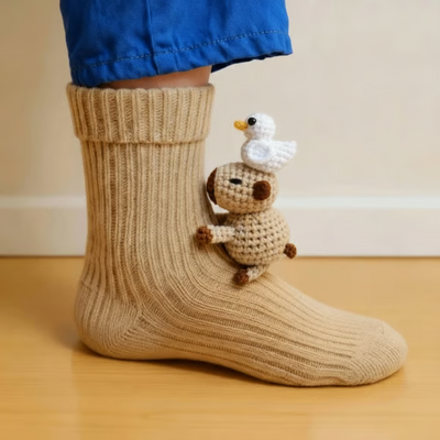 Hugo | Snuggly Sloth Hug Socks