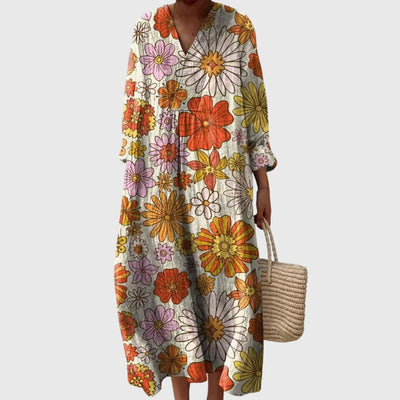 Stephanie™ | Stylish Geometric Print Dress