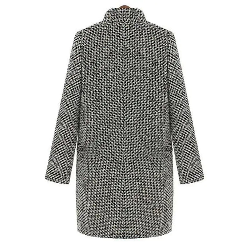 Claudia Herringbone Overcoat