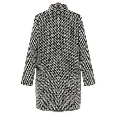 Claudia Herringbone Overcoat