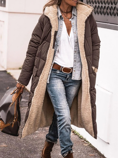 AVERY REVERSIBLE LONGLINE COAT