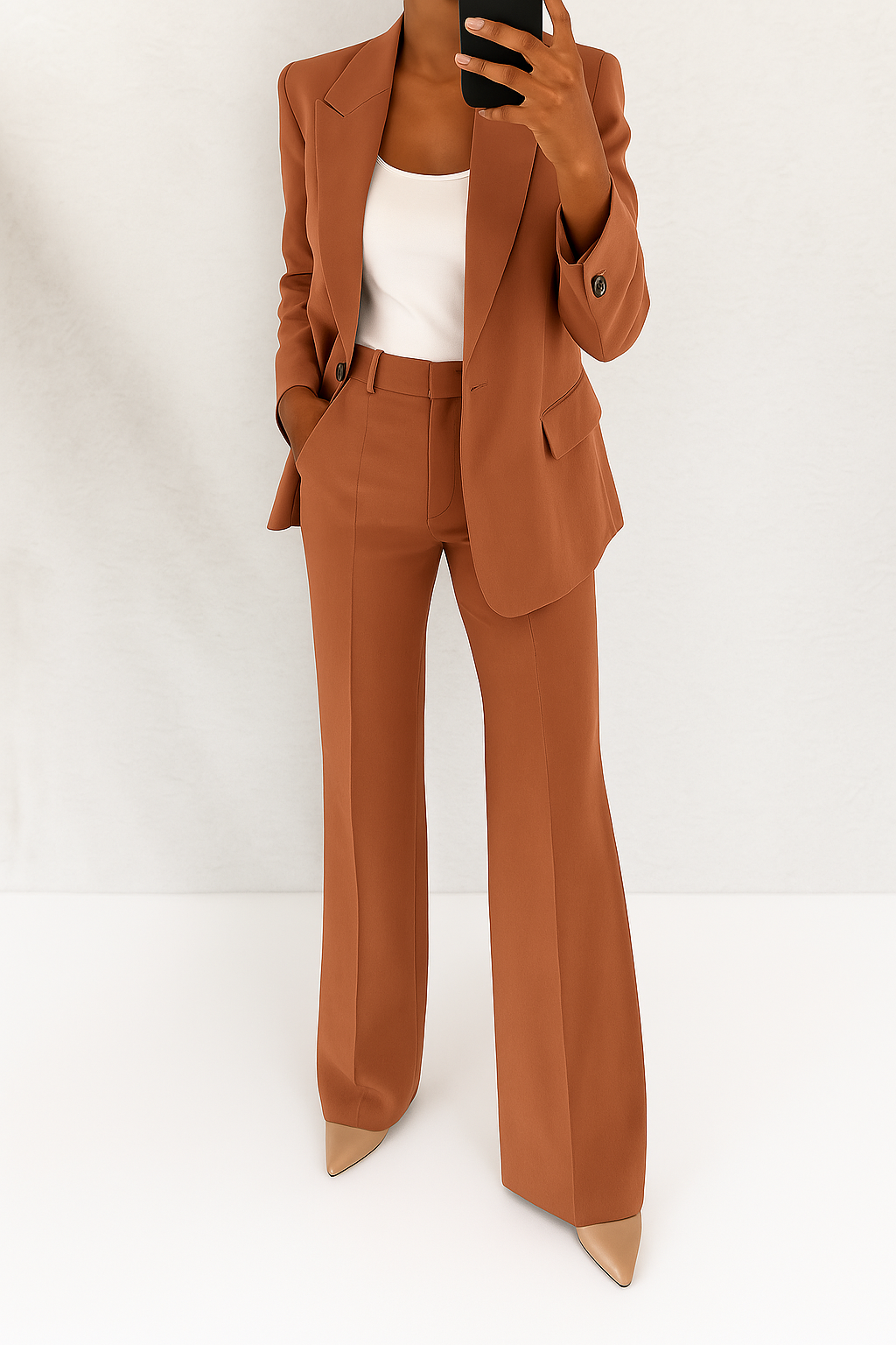 Brenda Collection | Women's Suit Blazer and Trouser Duo with Refined Silhouette | Versatile Ensemble for Professional Elegance 7