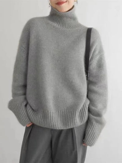 Élise – Sophisticated Cashmere Turtleneck Sweater