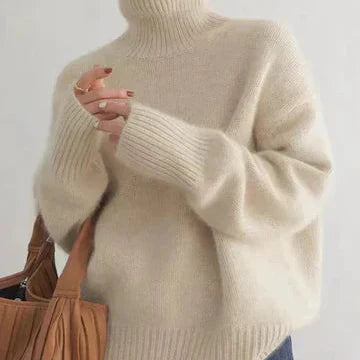 Élise – Sophisticated Cashmere Turtleneck Sweater