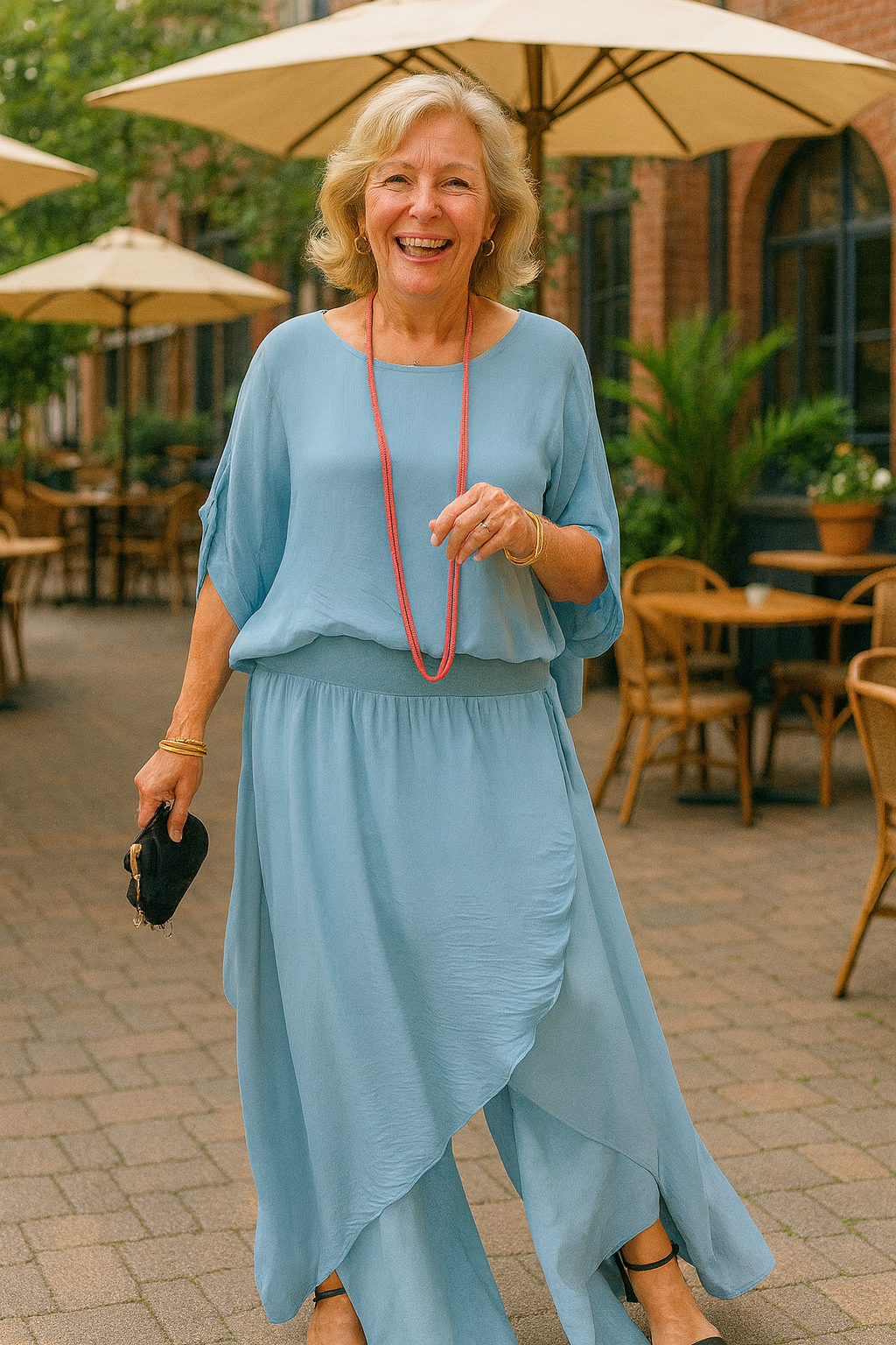 Elegant Flow Set | Plus Size Women's Outfit with Relaxed Fit | Versatile Style for Any Occasion 0