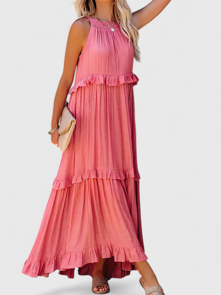 Elysia Ruffle Dress | Flowy Summer Maxi 12