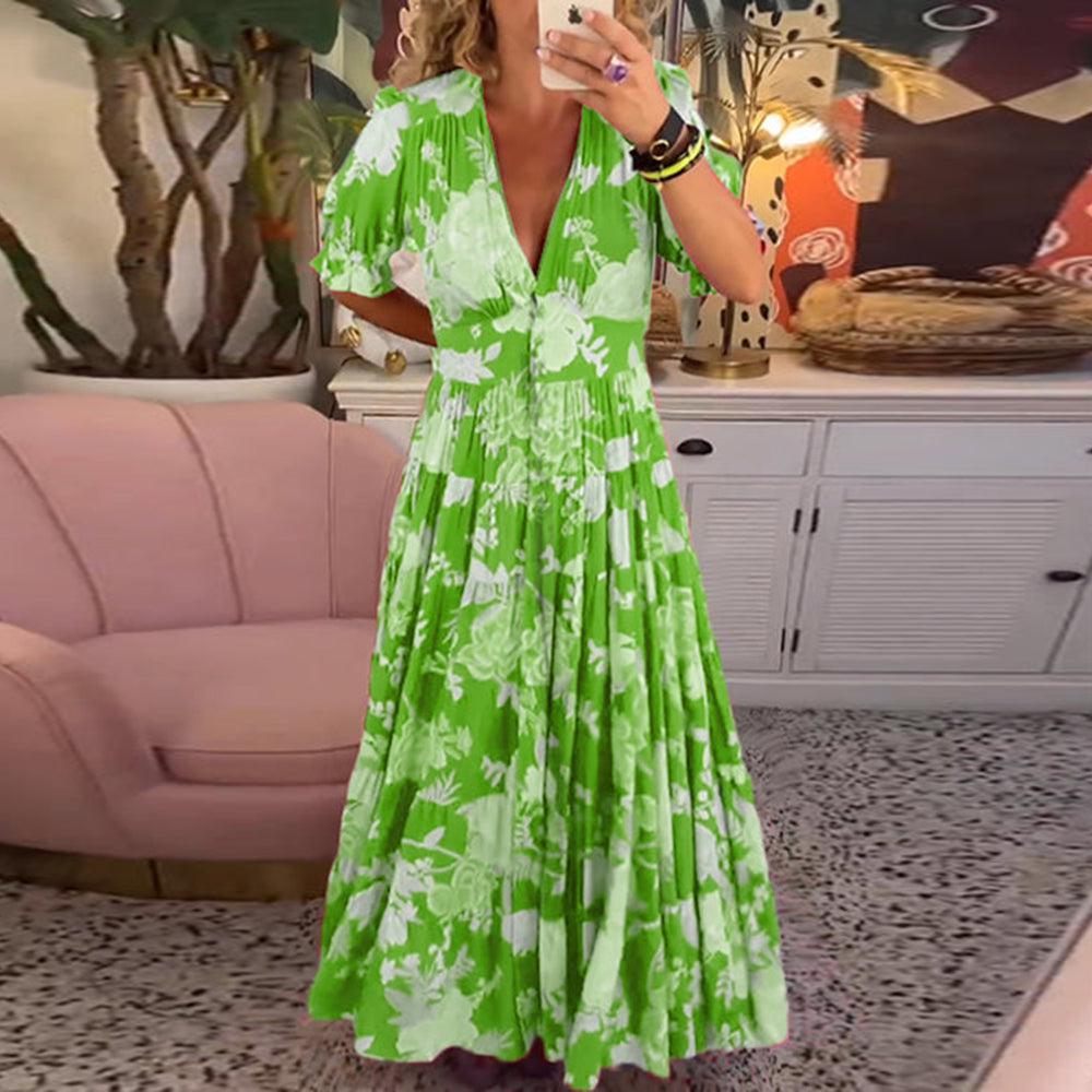 Fiona Floral Maxi Dress | Elegant Long Sleeve Design 8