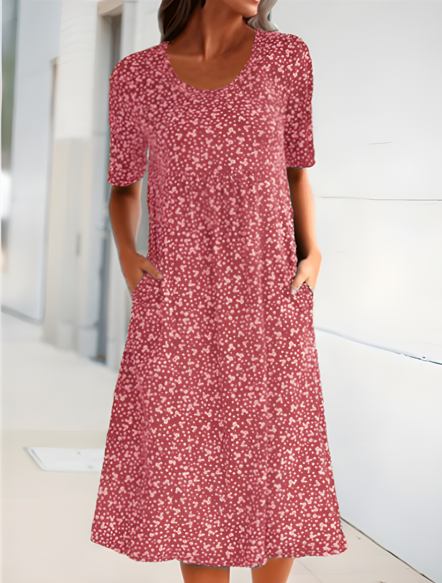 Fleur Casual Dress | Soft, Breathable Summer Style 0