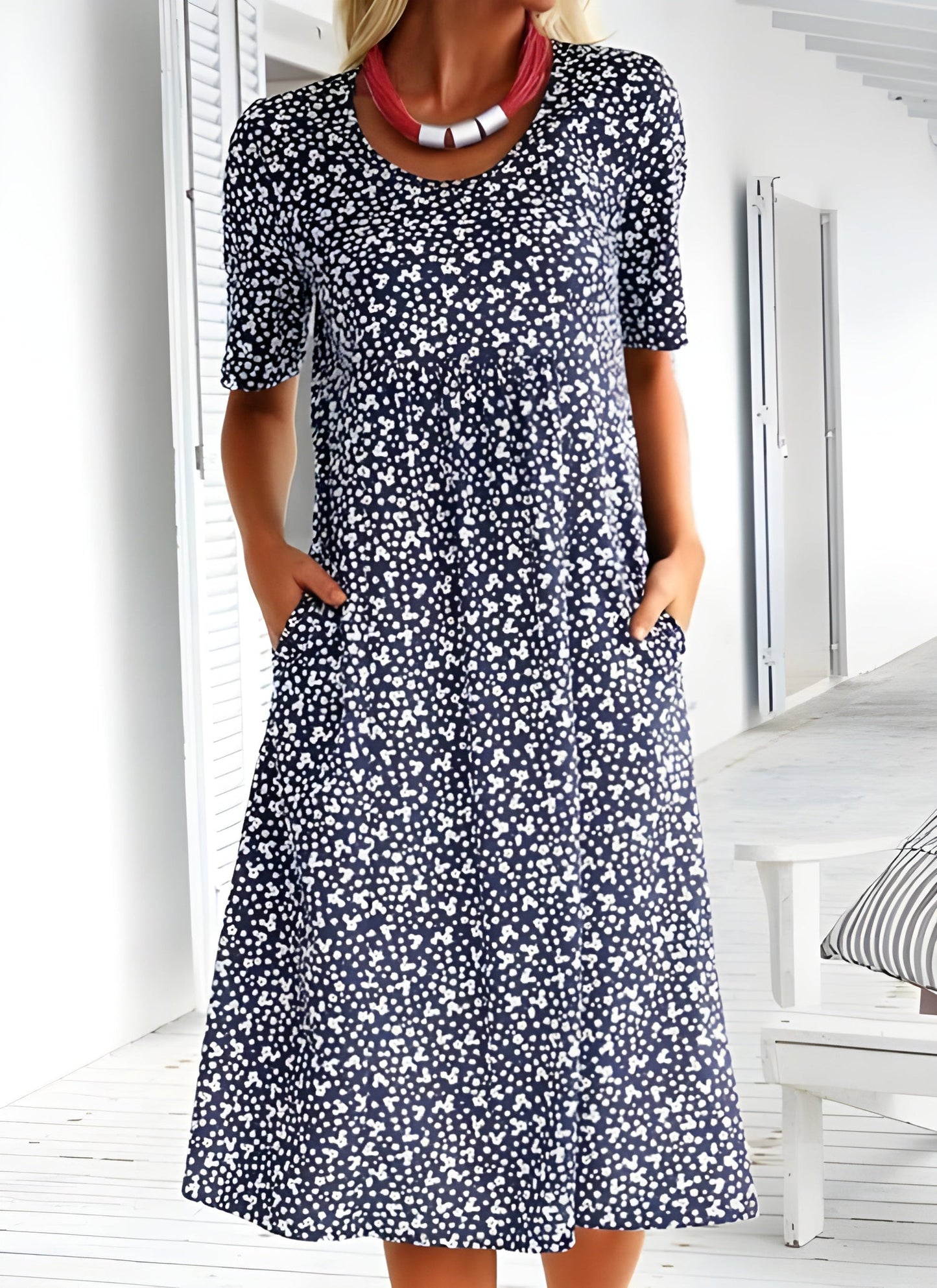 Fleur Casual Dress | Soft, Breathable Summer Style 2