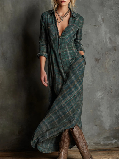 OLIE MAXI SHIRT DRESS