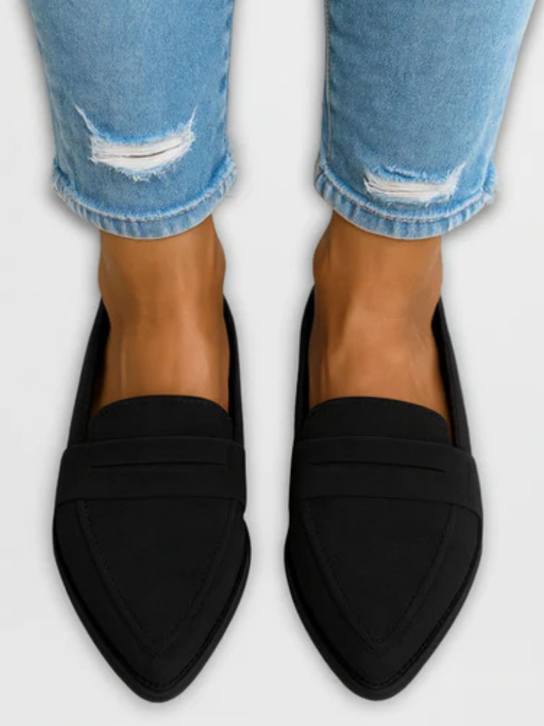 RHEA SUEDE FLATS