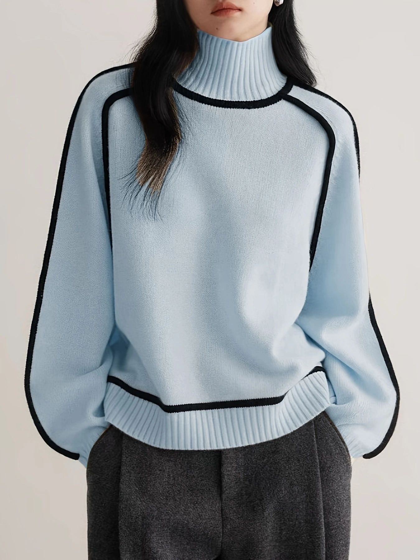 Claire | Chic Turtleneck Knitwear