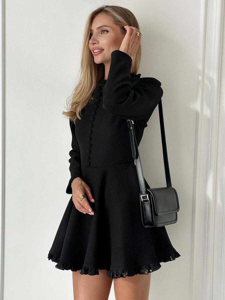 Lillian | Timeless Button-Up Mini Dress