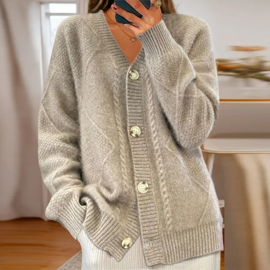 Sophie | Cozy Cable Knit Cardigan