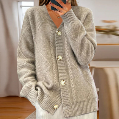 Sophie | Cozy Cable Knit Cardigan