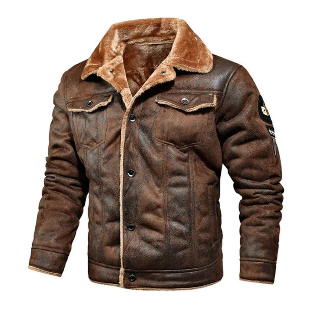 Ludwig® | Cozy and Adaptable Leather Jacket