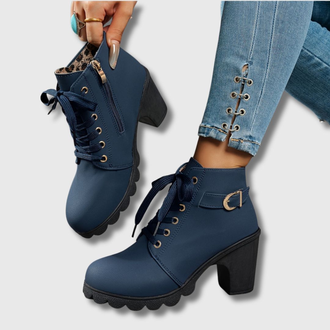 Melina | Stylish Casual Ankle Boots with Heels