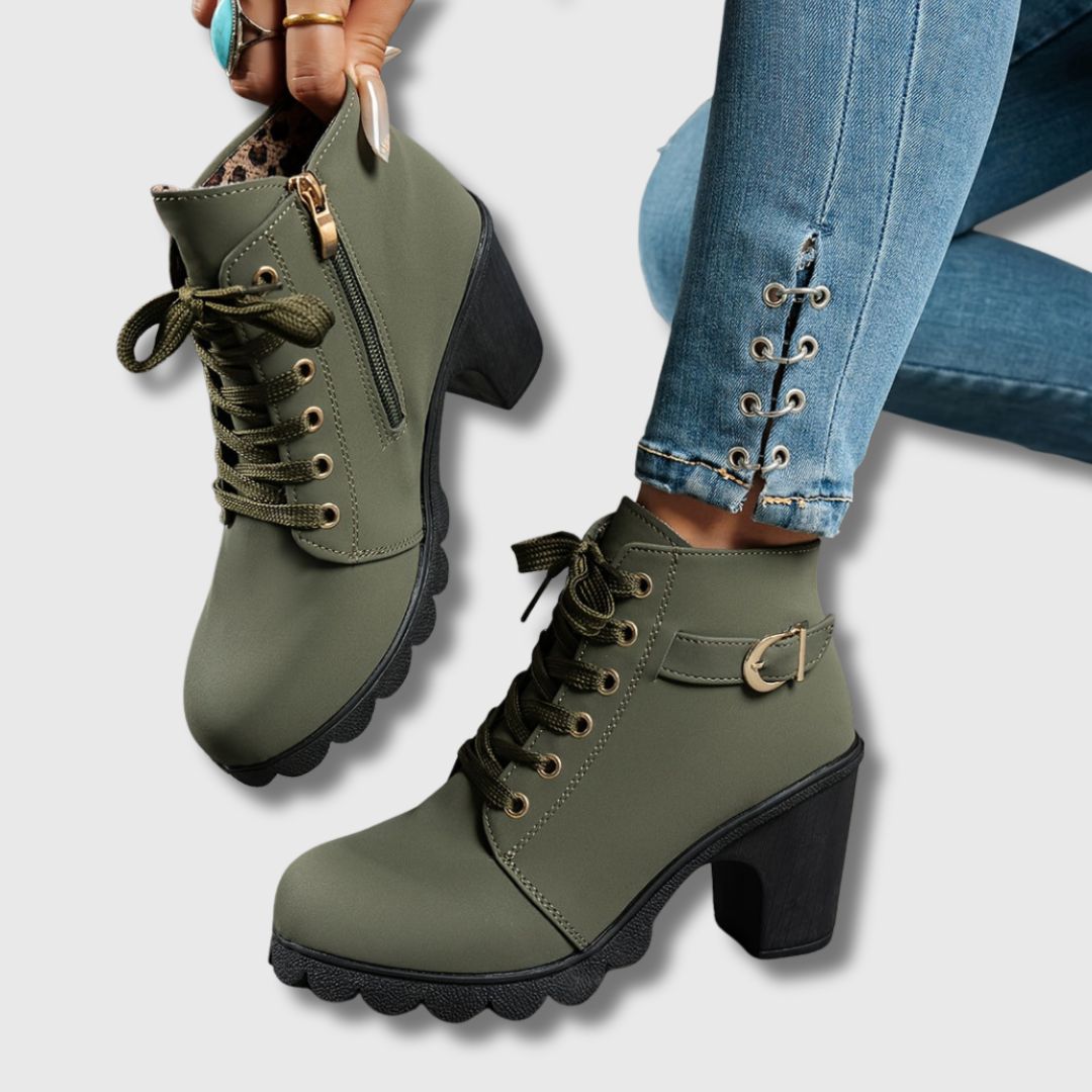 Melina | Stylish Casual Ankle Boots with Heels