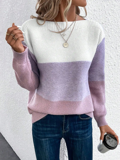 Élise – Warm Ombre Knit Sweater