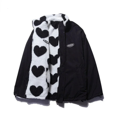 Rhea | Dual-Sided Heart Jacket