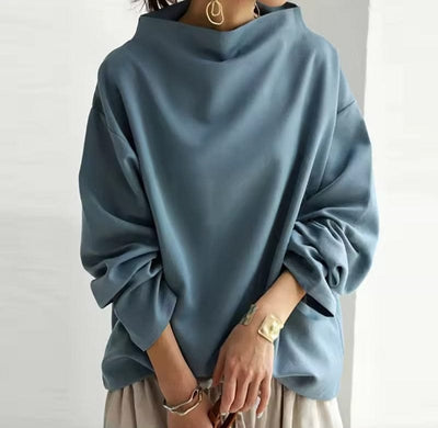 Elise – Sophisticated High Neck Blouse