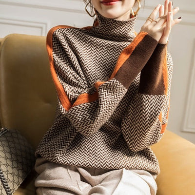 Valerie Turtleneck Knit Sweater