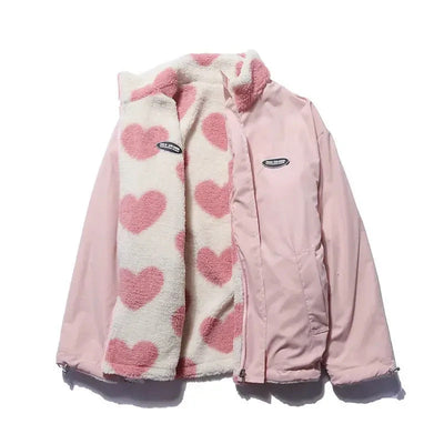 Elsie | Women's Reversible Heart Jacket