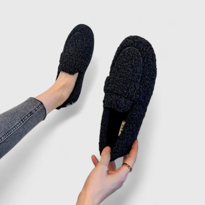Georgia | Comfortable Black Loafers