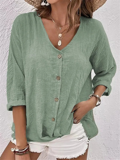 Alberte | Casual Button-Up Blouse