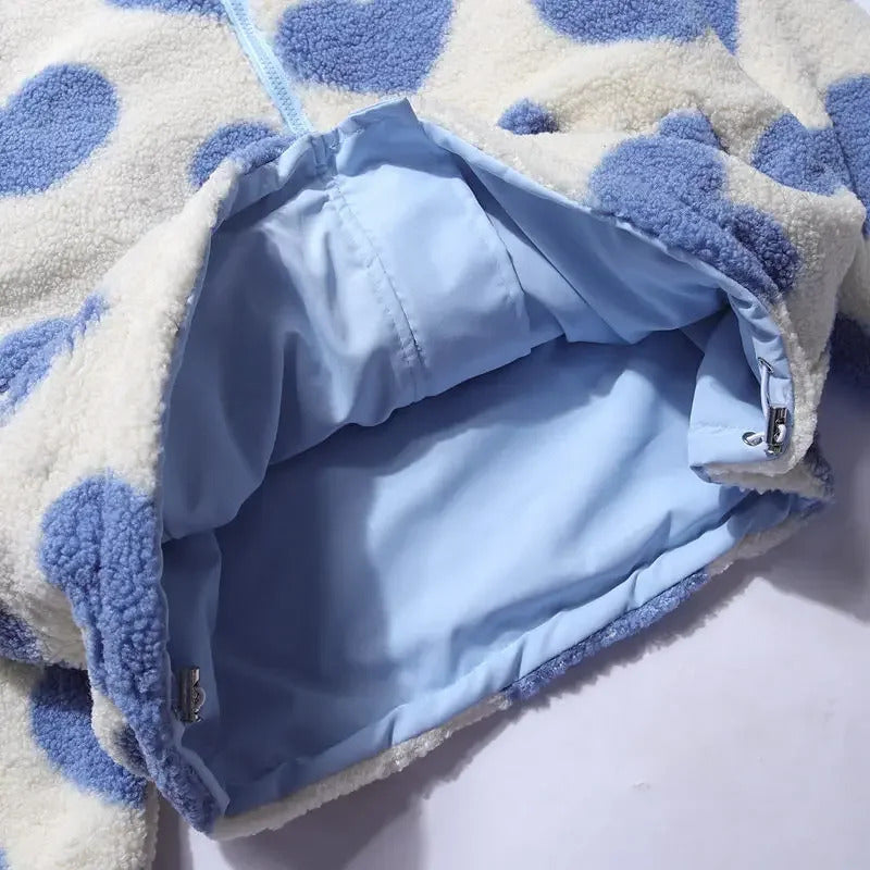 Rhea | Dual-Sided Heart Jacket